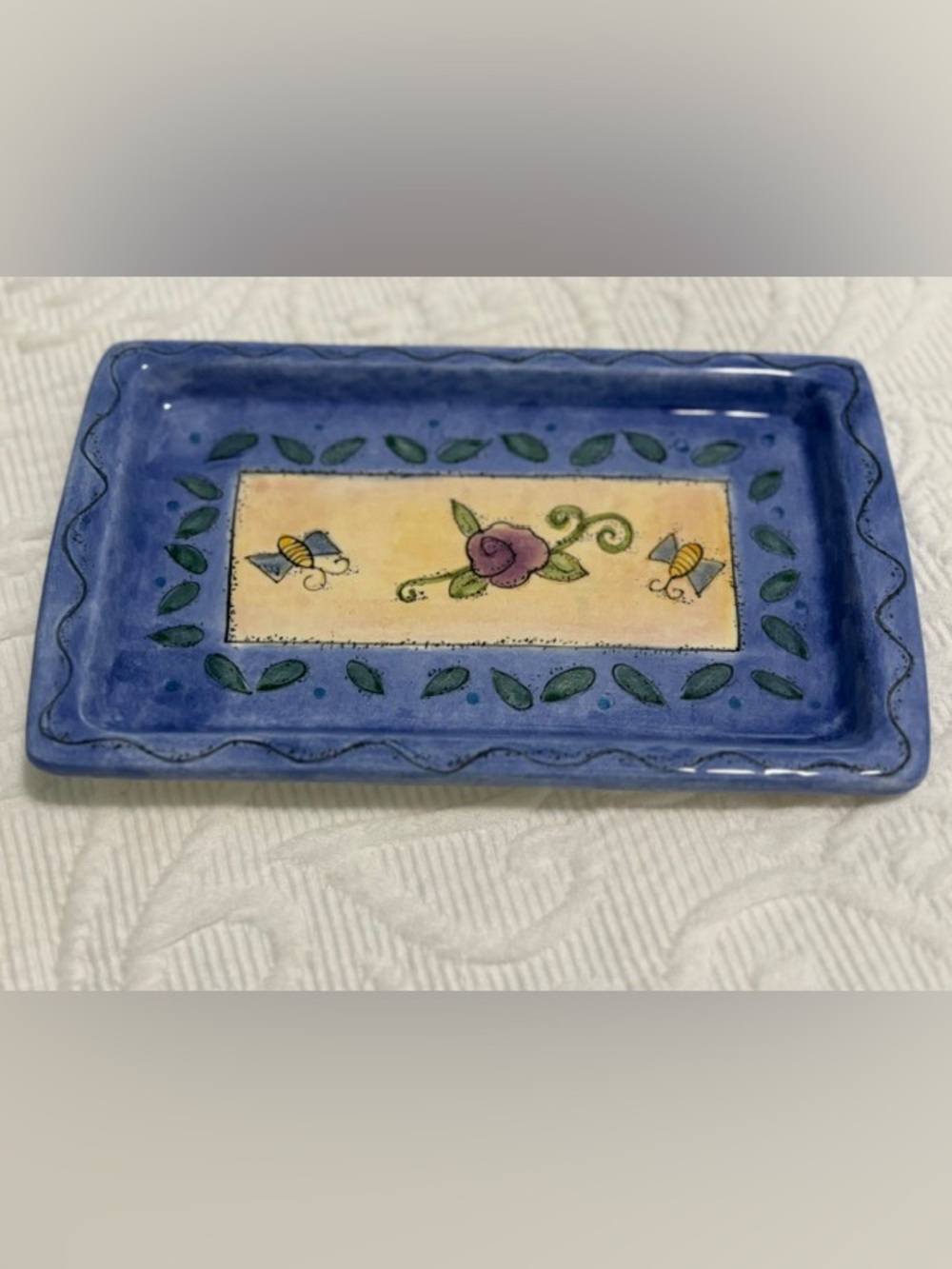 Covered Butter Dish & Salt & Pepper Shakers - “Birds and the Bees” By Sango - Picture 4 of 9